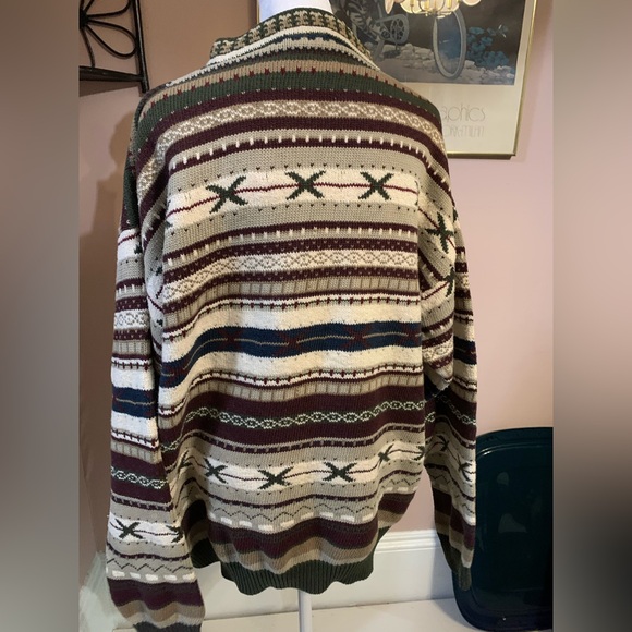 Marc O’Polo Striped Sweater XL Scandinavian casual essential 100% cotton - Picture 2 of 7